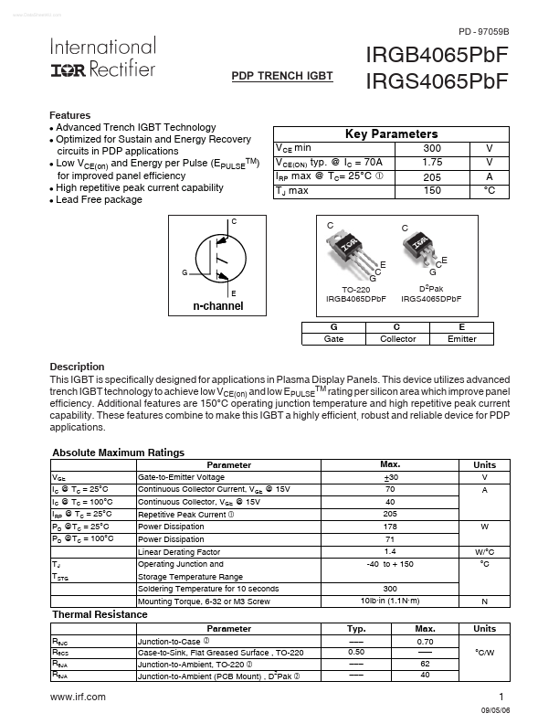 IRGB4065PBF