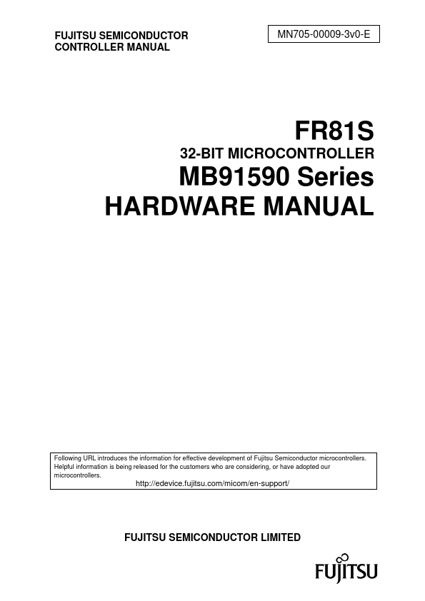 MB91F599BH Fujitsu Media Devices