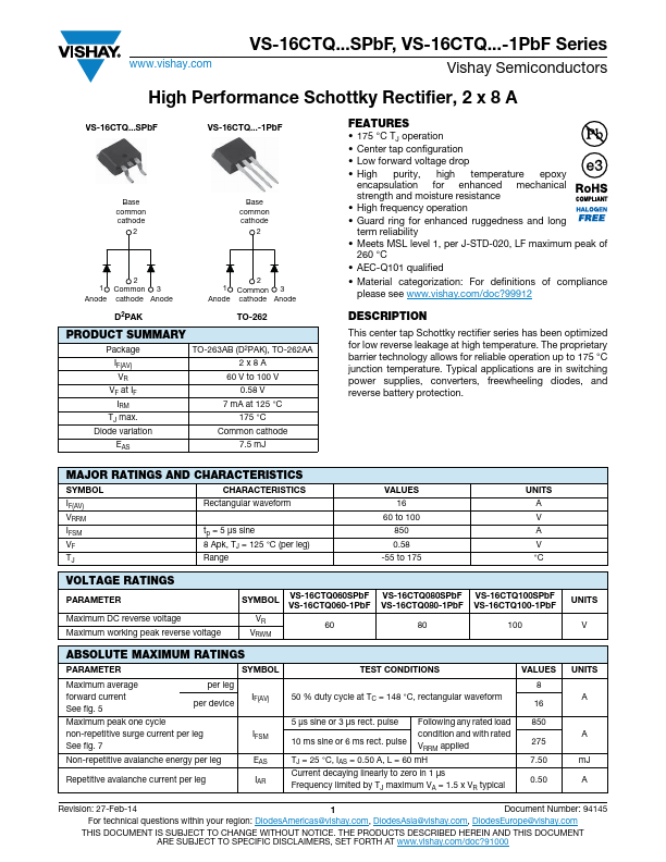 VS-16CTQ080-1PbF