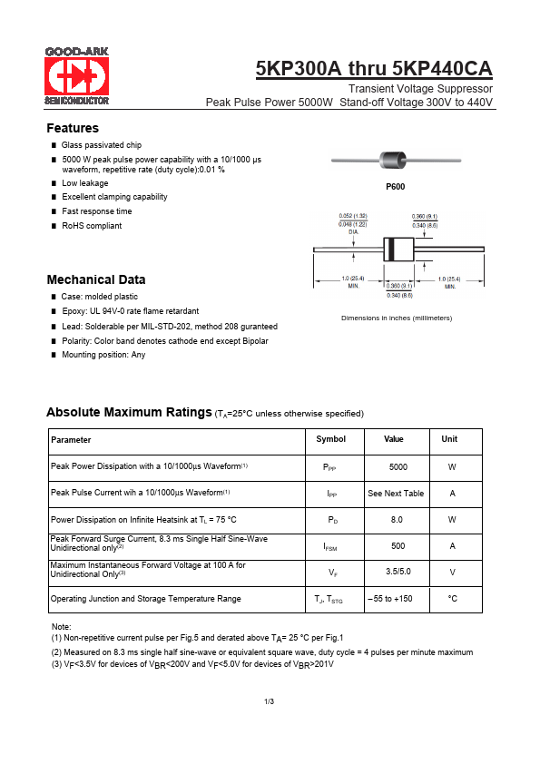 5KP440A GOOD-ARK