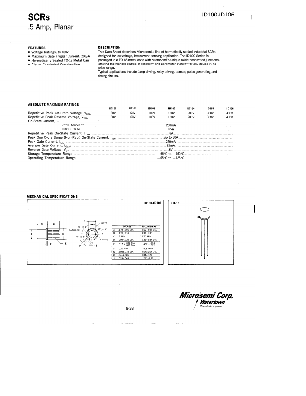 ID106 Microsemi