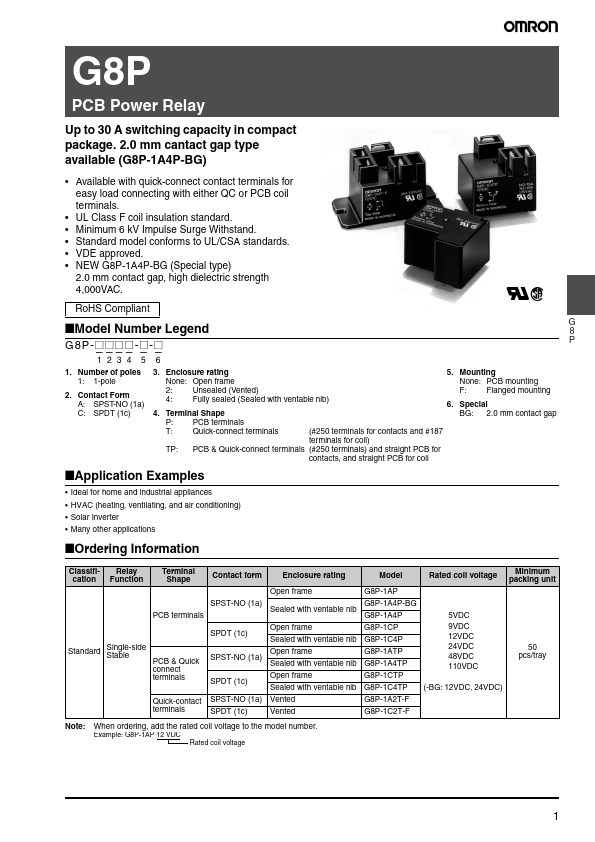 <?=G8P-1A2T-F?> डेटा पत्रक पीडीएफ