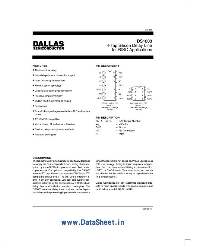 DS1003 Dallas Semiconductor