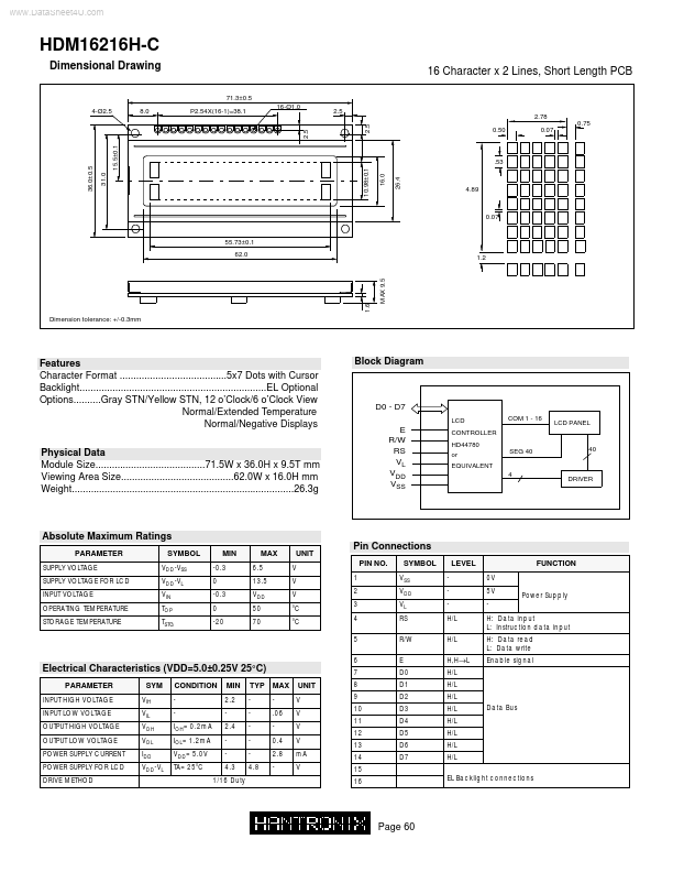 HDM16216H-C