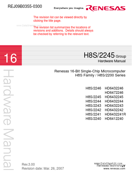 HD6432245 Renesas Technology