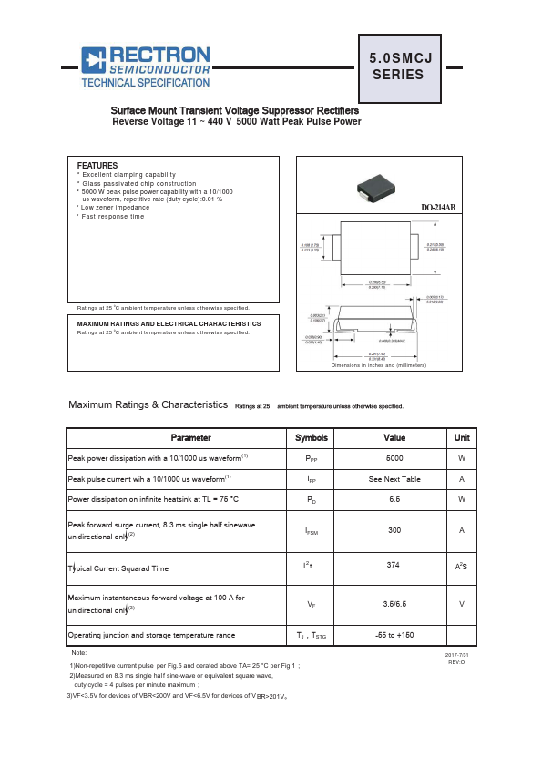 5.0SMCJ54CA