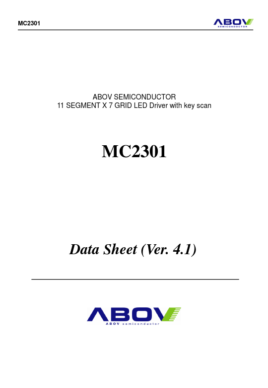 MC2301 ABOV
