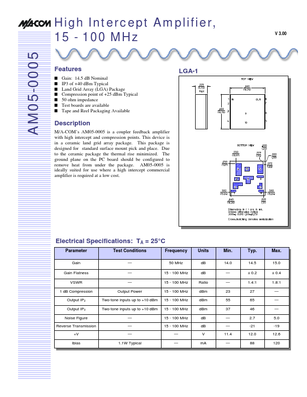 AM05-0005TR Tyco Electronics