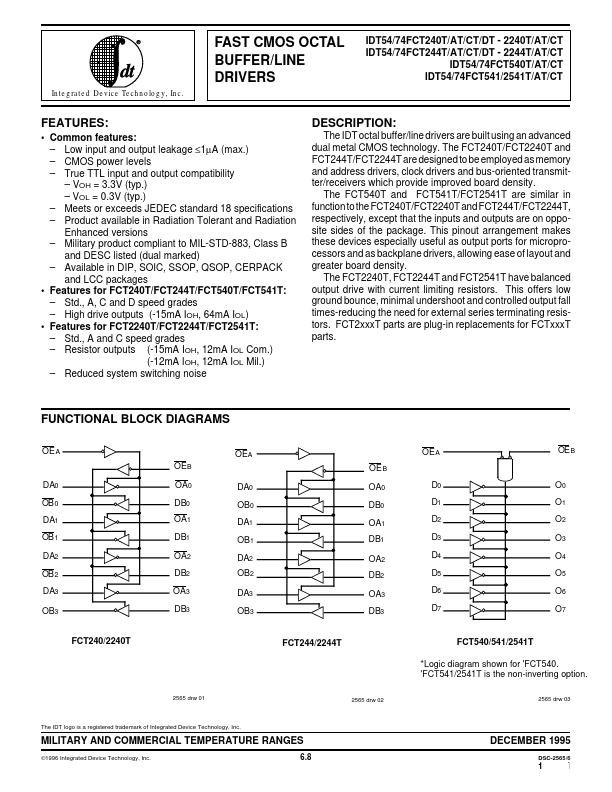 IDT74FC240AT