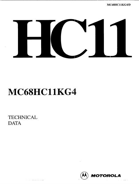 MC68HC11KG4 Motorola
