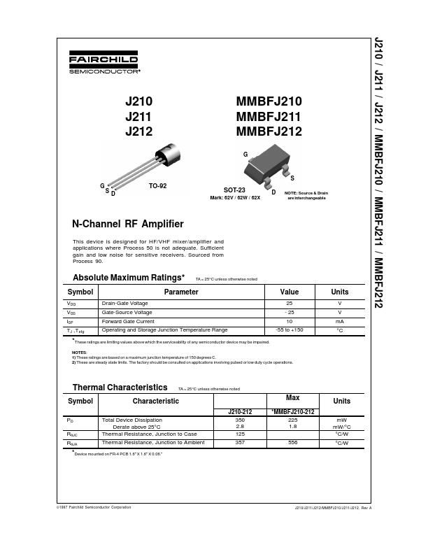 J211 Fairchild Semiconductor