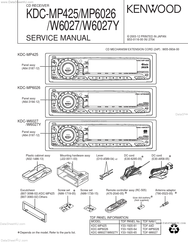 KDC-W6027