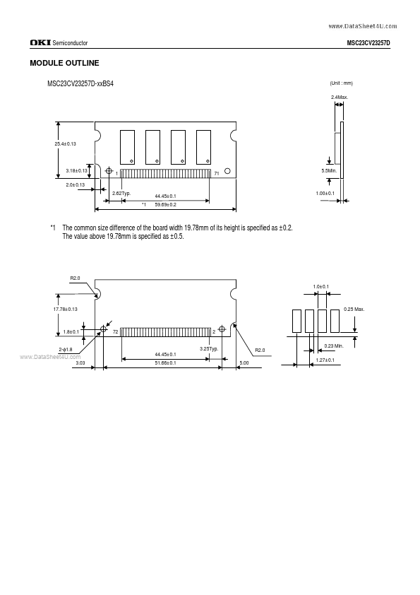 MSC23CV23257D-XXBS4