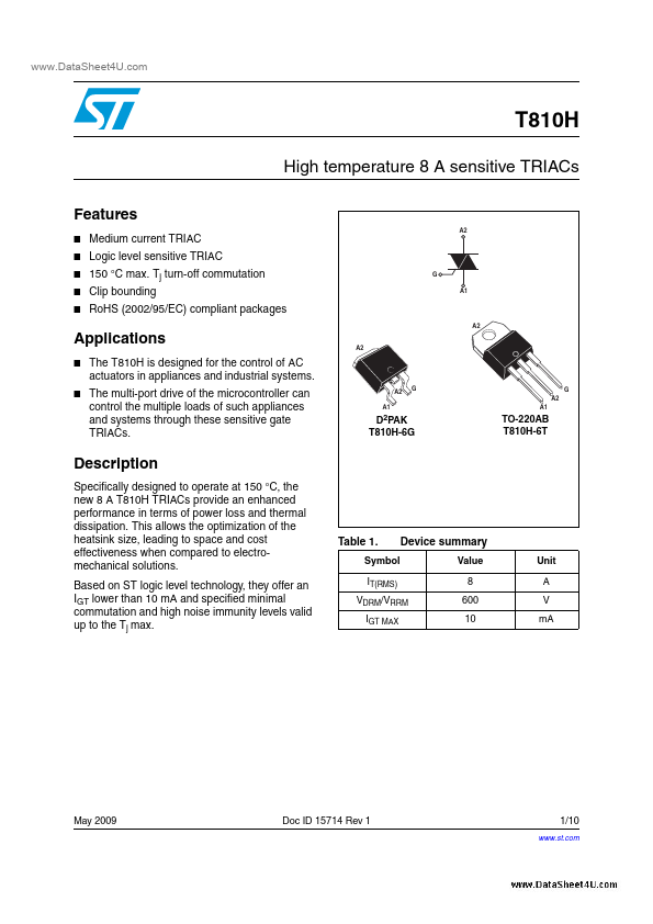 T810H ST Microelectronics