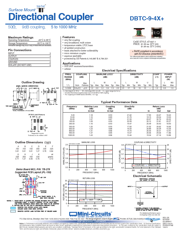 DBTC-9-4X+ Mini-Circuits