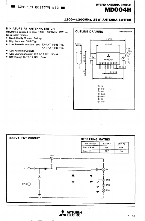 MD004H Mitsubishi