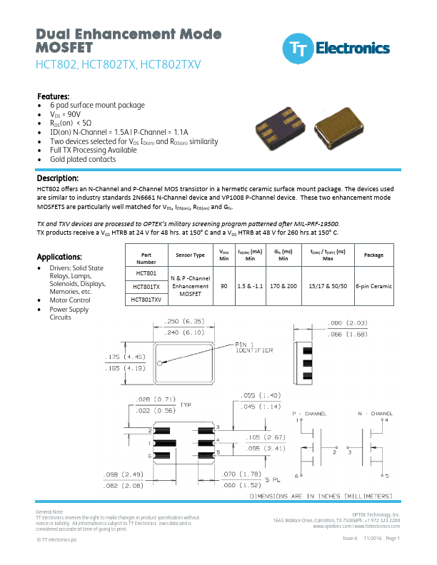 HCT802TXV