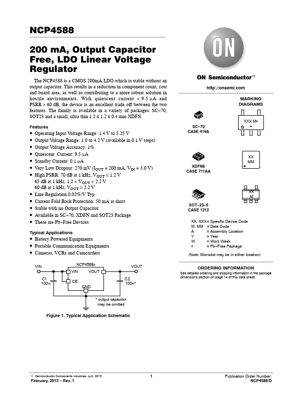 NCP4588 ON Semiconductor