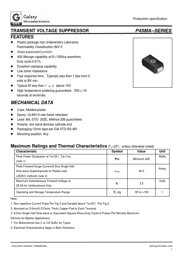 P4SMA400A