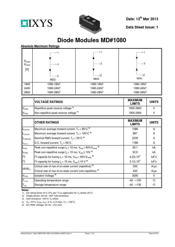 MDA1080-18N7 IXYS