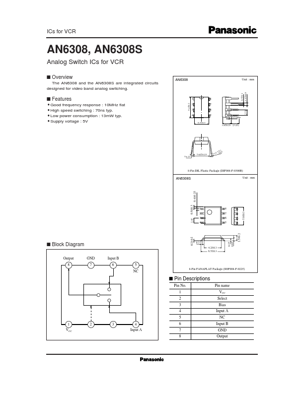 AN6308 Panasonic Semiconductor