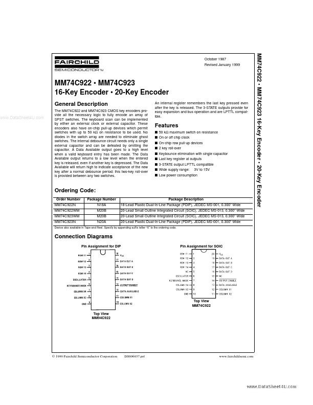 M74C923 Fairchild Semiconductor