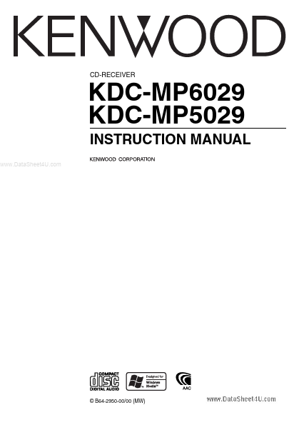 <?=KDC-MP6029?> डेटा पत्रक पीडीएफ