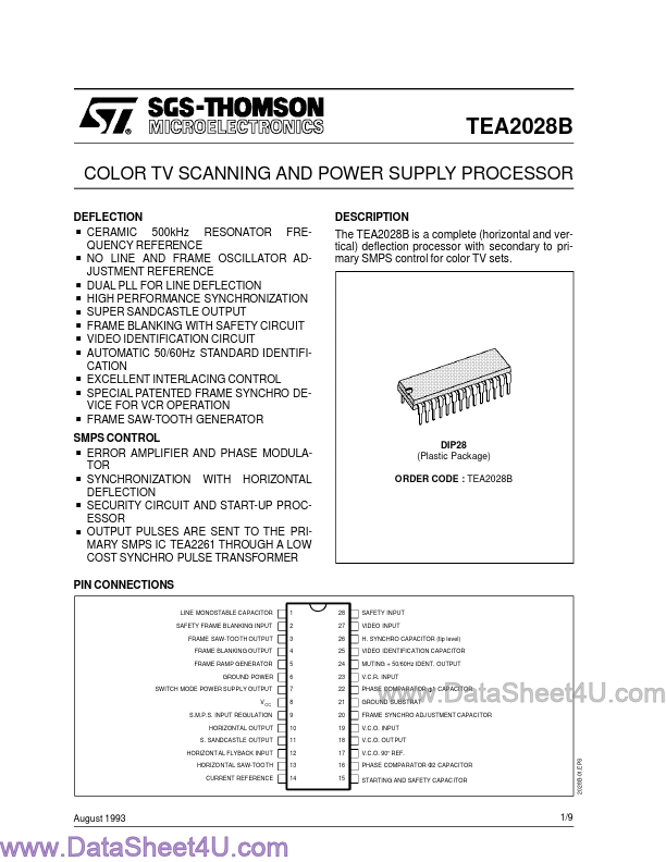 TEA2028B ST Microelectronics