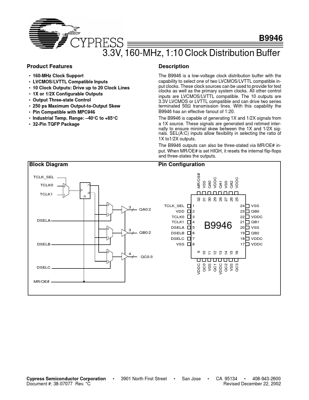 B9946 Cypress Semiconductor
