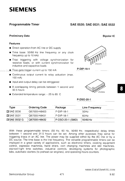 SAE0532 Siemens Semiconductor