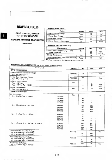 BCW60C Motorola