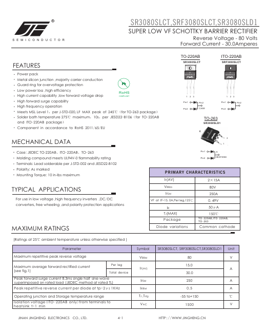 SR3080SLCT JINAN JINGHENG