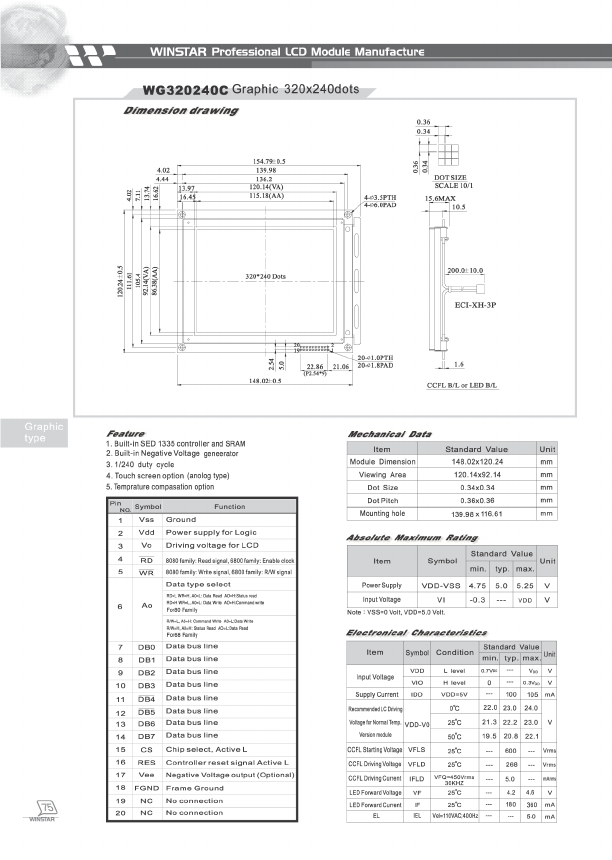 WG320240C ETC