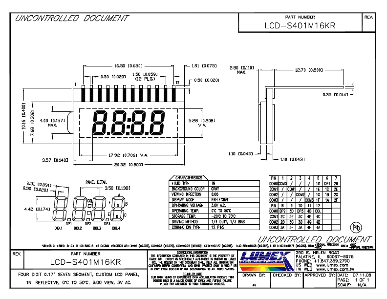 LCD-S401M16KR