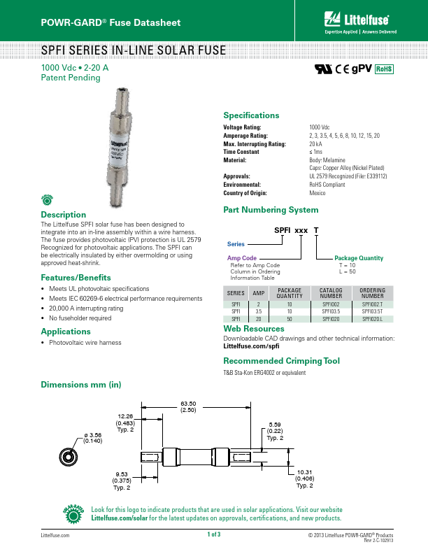 SPFI002.T Littelfuse