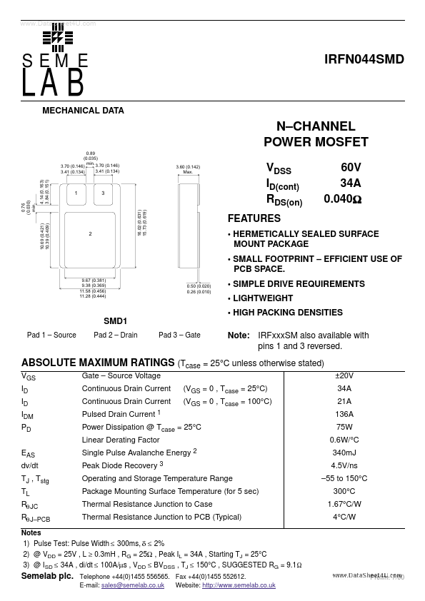 IRFN044SMD