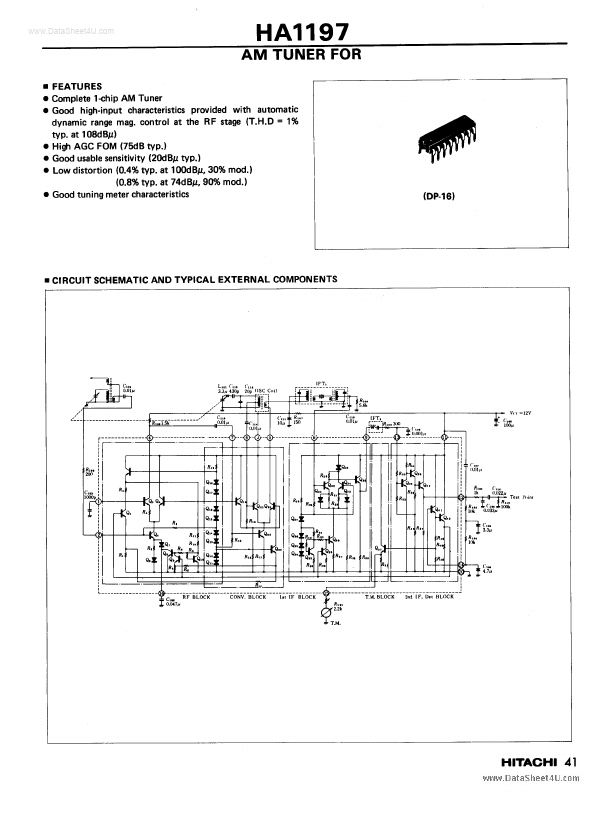 HA1197 Hitachi Semiconductor