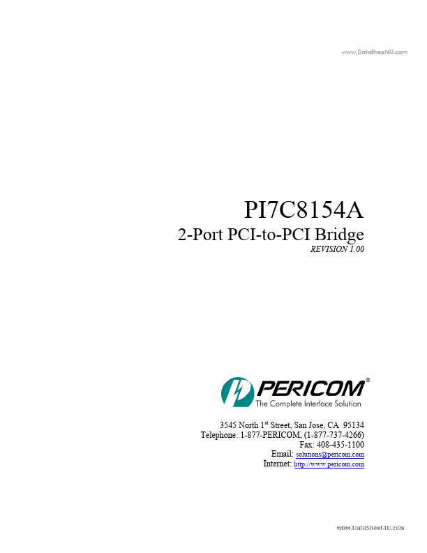 PI7C8154A Pericom Semiconductor