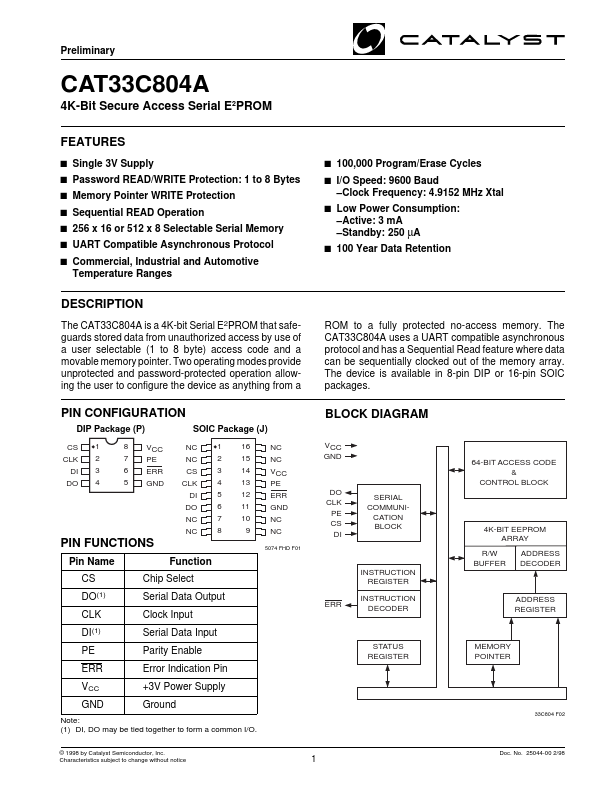 CAT33C804A