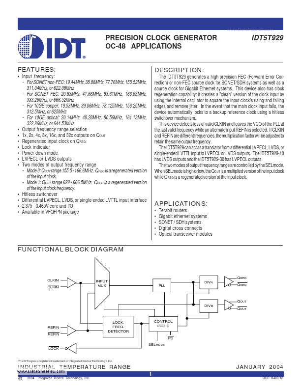 IDT5T929