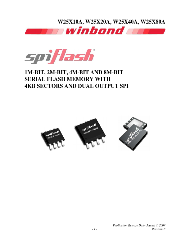 W25X40AVSNIG Winbond