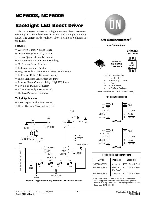 NCP5008 ON Semiconductor