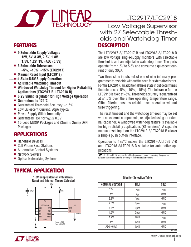 LTC2918 Linear Technology