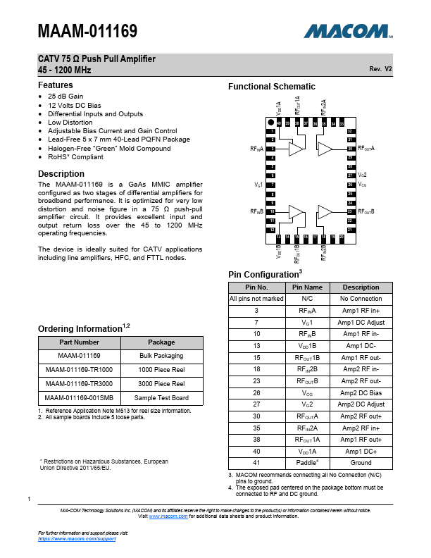 MAAM-011169 MA-COM