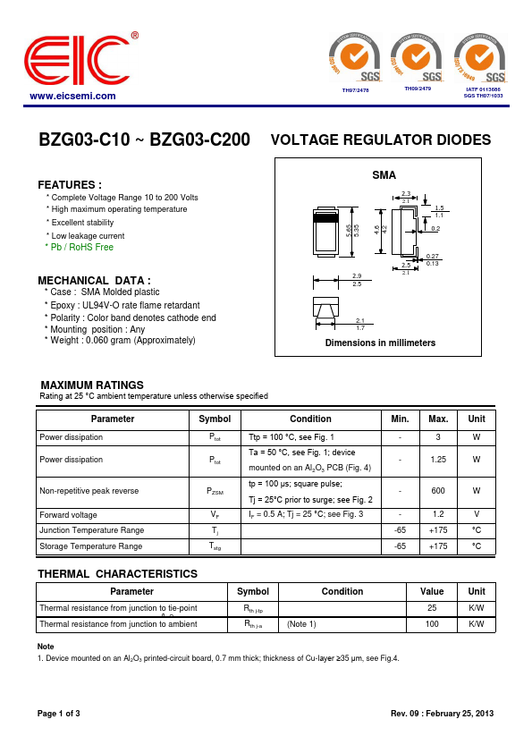 BZG03-C110 EIC