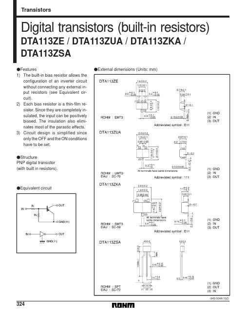 DTA113ZSA