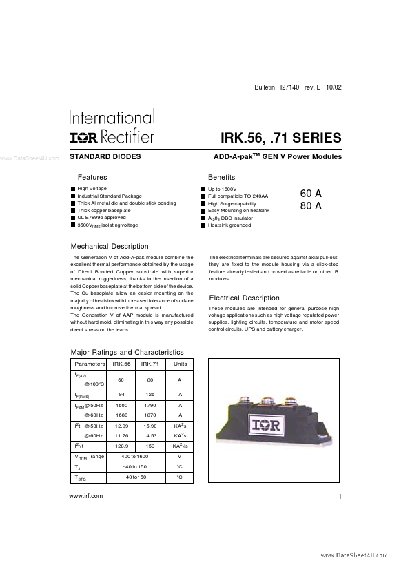 IRKJ56 International Rectifier