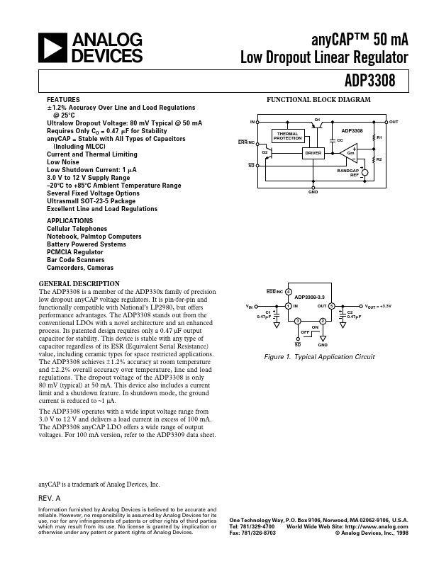 ADP3308 Analog Devices