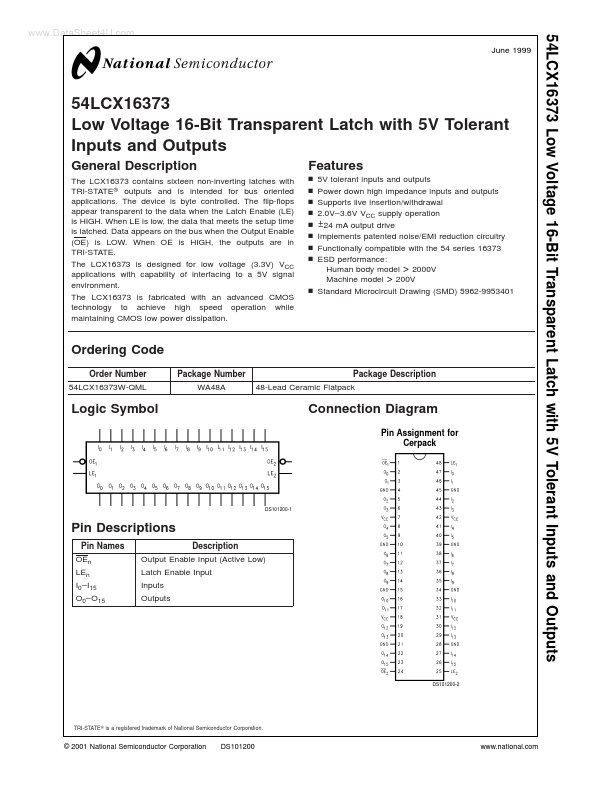<?=54LCX16373?> डेटा पत्रक पीडीएफ