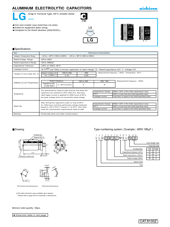 LLG2D102MELB30